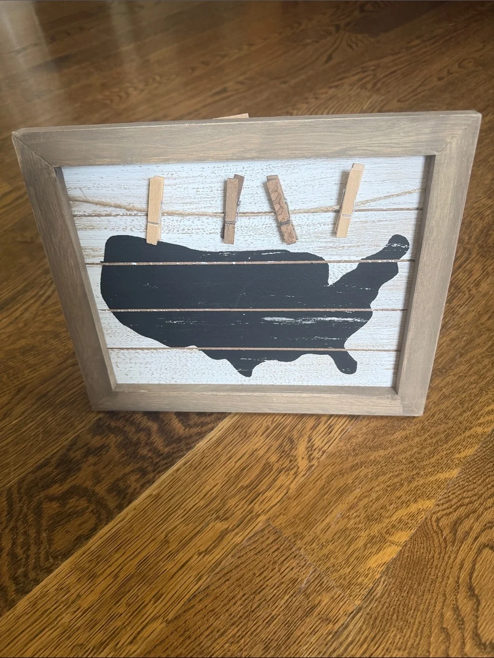 Photo bundle- wood holder and velvet photo book storage